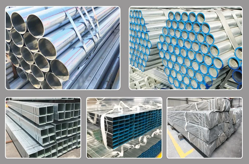 Hot Dipped Zinc Coating 40*40mm En10255 Schedule 40 Cold Rolled Galvanised Steel Round Tube Pipe/Gi Galvanized Welded Seamless Square Steel Pipe for Scaffolding