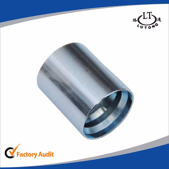 Alta qualidade 01200 CNC Mecânico Mangueira Acoplamento Tubulação Aço Carbono Forjado Zincado Peças Hidráulicas Virola 2021