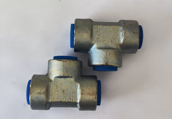 Adaptador Hidráulico Adaptador Americano de Alta Pressão Encaixe Tê Fêmea NPT -Gn