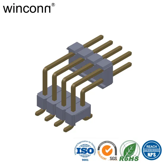 Ikari Pin Header Masculino PCB Automotive Pin Header Fabricante Novo Design Single/Double Row Pin Header 10 Pin Through Hole Connector for Automotive